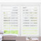 Kokorona Day and Night Blinds Zebra Roller Blinds for Windows, Dual Layer Fabric Zebra Blinds for Doors, Light Filtering Privacy Day Night Shades, 70cm Wide x 230cm Drop, White