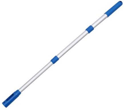 YARNOW 2 Stück Rettungs Rute Einstellbar Erreichen Nicht Einziehbar Zubehör Für Aufstellpools Verstellbare Stange Erweiterbar Aqua Pole Verlängern Stangen Teleskopieren Blue Aluminium