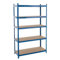 RILOOP Steckregal Kellerregal Werkstattregal 200x120x50 Schwerlastregal blau 875kg