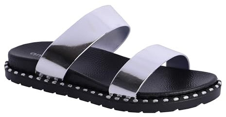 AMICHI Chanclas Mujer – Chanclas para Playa y Piscina - Sandalias Flip Flop de Goma con Suela Antideslizante y ligera