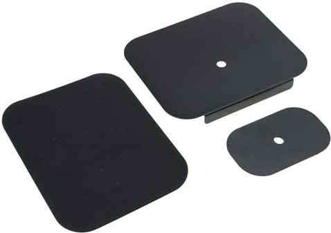 Monitor Mount Reinforcement Plate For Fragile Tabletops Steel Bracket Fits Most Monitor Stand C-Clamp Installation Metal Glass