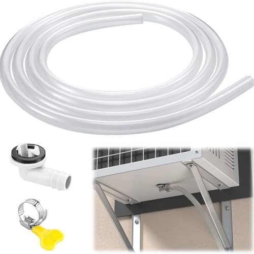 Gdfnmogo Kit Air for Drain Hose 15mm Gadget Ac Drain Pipe Repair Flexible 98ft Abs Drain Hose Kinsome Having Connector Clamp Conditioner Split for Units