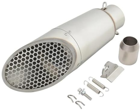 Tuning Scarico Universale 51mm Moto Griglia Maglia Tubo Scarico Modificare Marmitta Per MT07 MT09 Z900 Per Ninja ZX4RR F900R RC390 Marmitta(A)