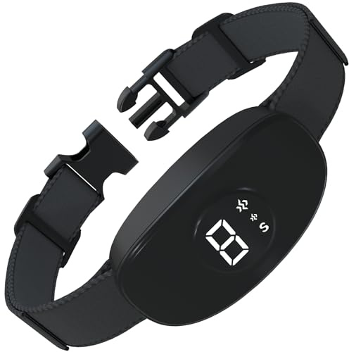 Beoankit Collar Antiladridos para Perros,Sin Descargas | Collar Automático con 8 Sensibilidad Ajustables,3 Modos de Vibración/Fuerte Vibración/Sonido,Apto para Todos los Perros