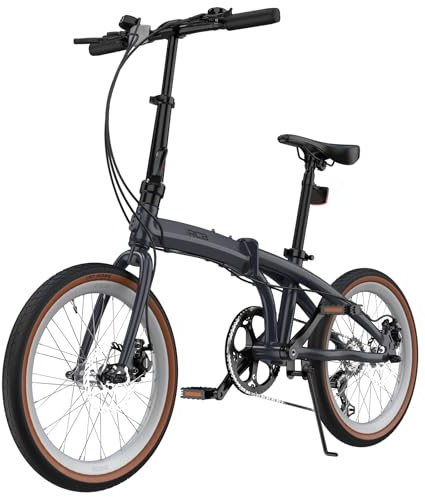 RCB GK4 20 Alu Klapprad,7-Gang,Scheibenbremse,bis 100kg für Jugendliche & Erwachsene