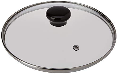 Sanfor - Tapa de vidrio multiusos | Tapa de vidrio de 20 cms de diámetro| Recambio tapadera de vidrio| Tapadera de vidrio multiusos