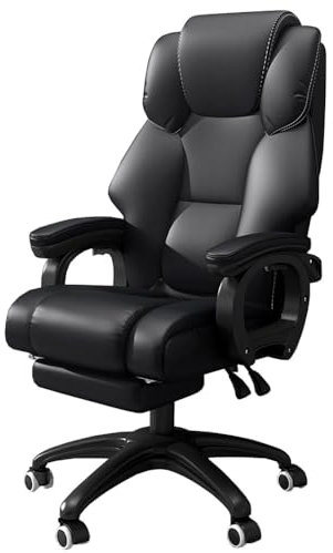 Bseack Chefsessel Schreibtischstuhl, mit Massagefunktion Ergonomischer Drehstuhl Einstellbare Höhe 18.8-21.2 In