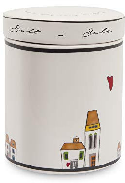 Egan Barattolo, Ceramica Smaltata, Avorio, Small