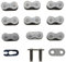 WOOSTAR 420 Chain Master Link Replacement for 110cc 125cc 150cc 200cc 250cc Chinese ATV 4 Wheeler Quad Pocket Bike Buggy Pack of 10