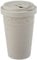 KPM Berlin KURLAND To-Go Becher 0,35l, Porzellan-Becher, Kaffeebecher 13 cm, Teebecher, Handmade im Geschenkkarton (Grau matt)