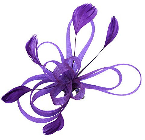 Braut Fascinator Schleier Kopfbedeckung Damen Mädchen Haar Clip Elegant Accessoire Cocktail Tea Party Haarklammer Kopfschmuck 20er 50er Jahre Stirnband Haarnadel Haarschmuck Kirche Hochzeit