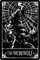 Deadly Tarot The Werewolf Kleines Blechschild Schwarz 10x15cm