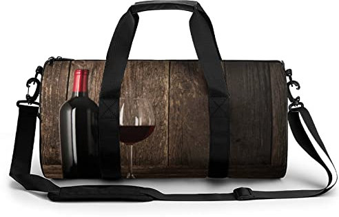 KoIjYtI Sac De Sport avec Compartiment Étanche Verre De Vin Sacs De Voyage Grande Capacité Portable À La Main/en Bandoulière pour Hommes, Femmes Et 45x23x23cm