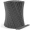 wisefood Lot de 100 pailles en papier noires, Ø 8 mm x 20 cm, sans PLA/PE, pailles jetables biodégradables en papier solide