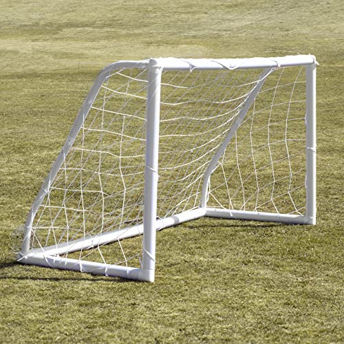 M.Y Kids Goal - 8ft x 4ft PVC Football Goal with High Strength Nylon Net