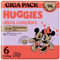 Huggies Little Movers Pañal Braguita para Bebé con Diseños Disney Talla 6 (15-25 kg), 2 Packs de 48, Total 96 Pañales