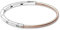PANDORA Signature Bicolor I-D Pavé-Armreif aus Sterling Silber mit 14 Karat rosévergoldete Metalllegierung, Zirkonia, Größe: 16cm, 582740C01-1