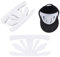 FINGERINSPIRE 24 Stück Baseballkappen Einsätze Former Kunststoff Weiß Hut Innenstütze Baseball Bump Halter Flexibel Und Langlebig Hutformer Universelle Kappen Innenauskleidung Für Die Präsentation