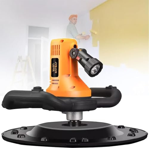 RayGenius BetongläTter Wandverputzer - 2880w 280-2800rpm, 6-Gang-Elektrospachtel Mit Mischstab, Licht Und Automatisches Mischen - Verputzen