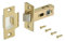 Satin Brass Tubular Mortice Latch for Doors - 63mm / 45mm Backset