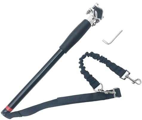 Fahrradleine für Hunde,Freihändiges Hunde Fahrrad Trainingsleine für Training, Joggen, Radfahren und Outdoor, Sicher Mit Haustieren Einfache Installation und Demontage 42.5cm