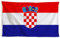 TrendandStylez Kroatien Flagge, 90x150 cm, Kroatien Fahne mit Ösen für Fahnenmast, wetterfest