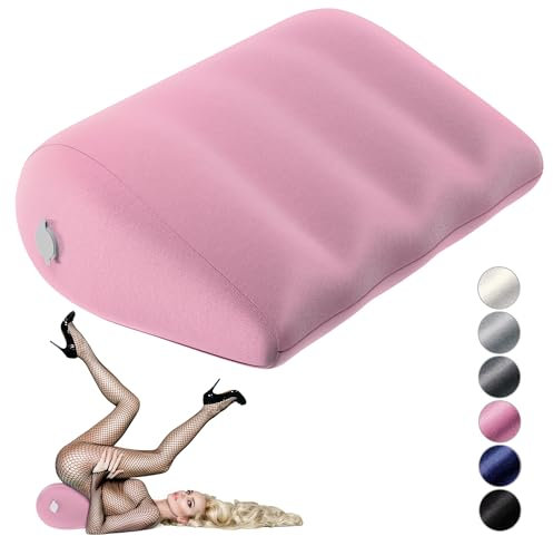 Liebesfreunde® Aufblasbares Kissen - Sex Lendenkissen für mehr Spaß - Kissen aufblasbar für Sexstellungen - Sexspielzeug für Frauen, rosa