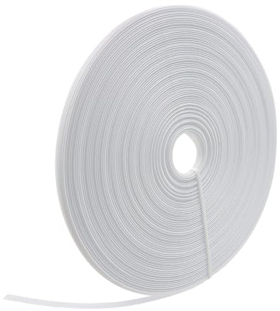 ZOCONE 66 Yards Wale Korseteria Polyester ohne Knochen zum Nähen 6 mm Nähkleid Braut genäht, Weiß Dichte ohne Knochen Polyester Party Herstellung DIY Kleider