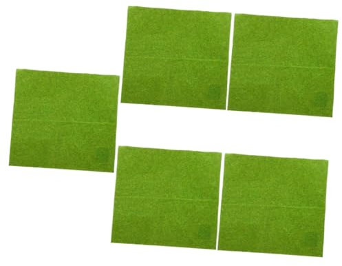BESPORTBLE 5 Stücke Künstliche Gras Gras Rasen Gefälschte Rasen Landschaft Decor Für BAU Modell