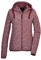 G.I.G.A. DX by killtec Damen Strickfleecejacke/Fleecejacke mit Kapuze GW 52 WMN KNTFLC JCKT, weinrot, 40, 42233-000