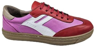 Andrea Conti 0067151 Da.-Sneaker Chili/pink/weiß/Pean Gr. 36