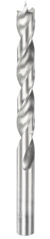 sourcing map Brad Point Drill Bit 9.5mm(3/8) Dia Straight Round Shank Drill Metric Brad Point Spiral Twist Drill Bits for Carpenter Woodworking Plastic Rubber