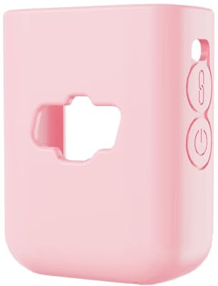 THLMT Silicone Protective Case Compatible for DJI Mic 2, Wireless Microphone Storage Carrying Case Protective Mic Skin Dust Cover Shell Pouch Box Protection Holder Organizer (Case Only) (Pink)