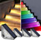 Vangue Solar Treppenleuchten für Außen, Wasserdichte Solarlampen für die Garten Dekoration, LED Gartenlampen für Terrasse, Garten, Stufen und Treppen, Warmweiß & RGB (4 Pcs)