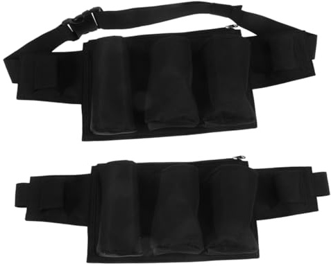 SOPOTUTU 2pièces Pochette De Rangement Pour Bouteilles D' De Étui Portable Ceinture Avec Porte-bouteille De Rangement Pour Huiles Essentielles