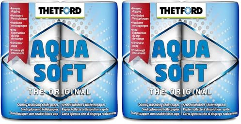 Thetford Aqua Soft Toilettenpapier ”vom Hersteller eingestellt” (Packung mit 2)