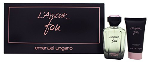 Emanuel Ungaro L 'Amour Fou Eau De Parfum Spray und Body Lotion, 100 ml/50 ml