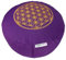 maylow Meditationskissen Stickerei Blume des Lebens H: 15 cm violett / weiß