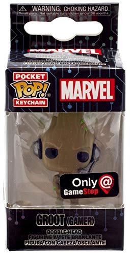Funko Pocket Pop! Keychain: Marvel - Groot (Gamer) Exclusive