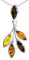 Ostsee-Schmuck Elena Silber 925/000 Bernstein Kette mit Anhänger - Tropfenform, Unisex, Schmuckherstellung