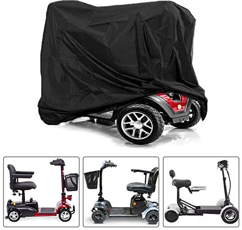 Elektromobil Abdeckhauben Wasserdichte Regenschutz für Rollstuhl Schutzbezug, 210D Oxford Abdeckplane Cover Fahrzeug Abdeckung Schutz Mobility Scooter Cover für Mobility Scooter (190 x 71 x 117cm)