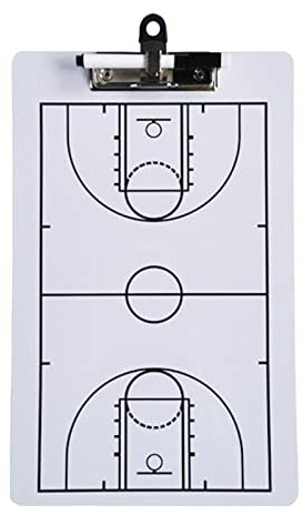 Perfeclan Basketball-, Trainer-Klemmbrett, Board, Trainingshilfe, tragbare Übungstafel, Trainer-Marker-Whiteboard
