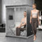 iDOTODO Tente de sauna pour 2 personnes, tente de sauna à vapeur portable pour la maison, 1 ou 2 personnes, pliable, légère, tente de sauna complet pour la relaxation, cuiseur vapeur non inclus,