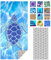 IGINOA Strandtuch XXL Microfaser Strandhandtücher Mikrofaser Badetuch Schildkröte 1Set Beach Towels 180x90 Schnelltrocknend Dünn Strandtücher Groß Leicht Badehandtuch Strand Microfasertuch