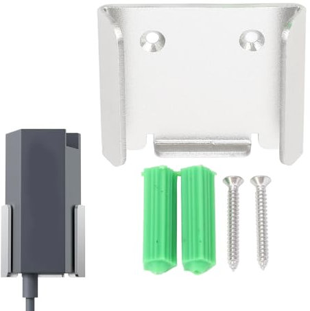 Staffa per Adattatore Ethernet Montata a Parete, Kit di Montaggio Salvaspazio in Lega di Alluminio con Tubi di Espansione per Adattatore Ethernet Satellitare
