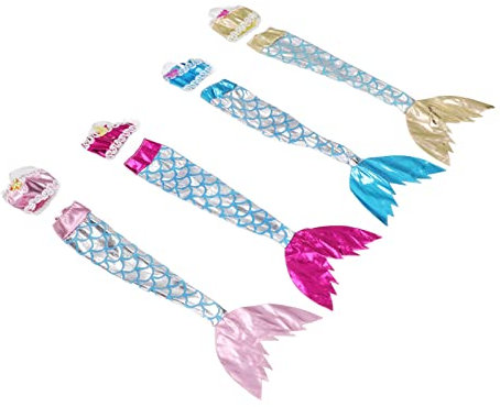 Glitzerndes Meerjungfrauenschwanz-Prinzessinnenkleid für Puppen, Puppenhauszubehör für den Maßstab 1:12