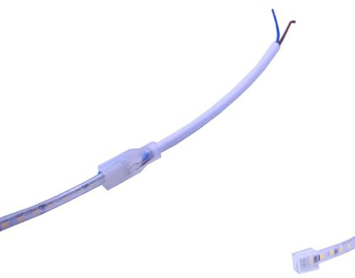 FOLGEMIR 2 PIN Stecker, Lötfrei Verbinder, Ersatz Stromkabel for 10 mm Breite LED Band mit IC Chip
