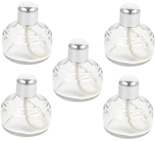 Zerodeko 5 Stück Alkohollampe Werkzeug Heizgeräte Kerosin -Laterne Laborgerät Kerosinlampe Led-petroleumlampe Brenner Lampe Kerosinbrenner Laborausrüstung Heizlampe Laborlampen Glas