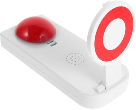 Sosoport Buzzer De Réponse Sonore pour Jeu Interactif Classe Activités Ludiques Familiales Dispositif De Réponse sans Pile Rouge Animation Quiz Et Team Building