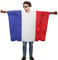 The Dragons Den Adults France French Flag Poncho Patriotic Supporters Fancy Dress Costume [One Size]